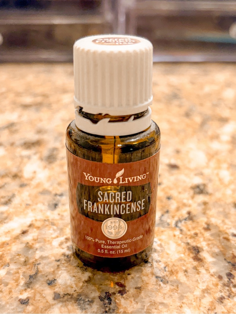 Young Living Sacred Frankincense Essential Oil, 15 mL, Used, MSRP $154